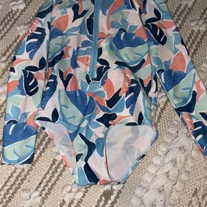 Old Navy Kids Swim Rashguard - Blue, Green, Coral